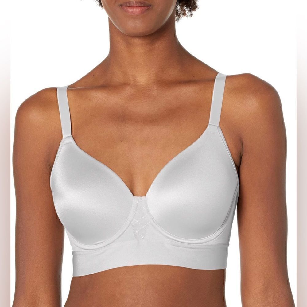 Bali NWT One Smooth U Underwire Bra Full Support Bra White Size 38DD